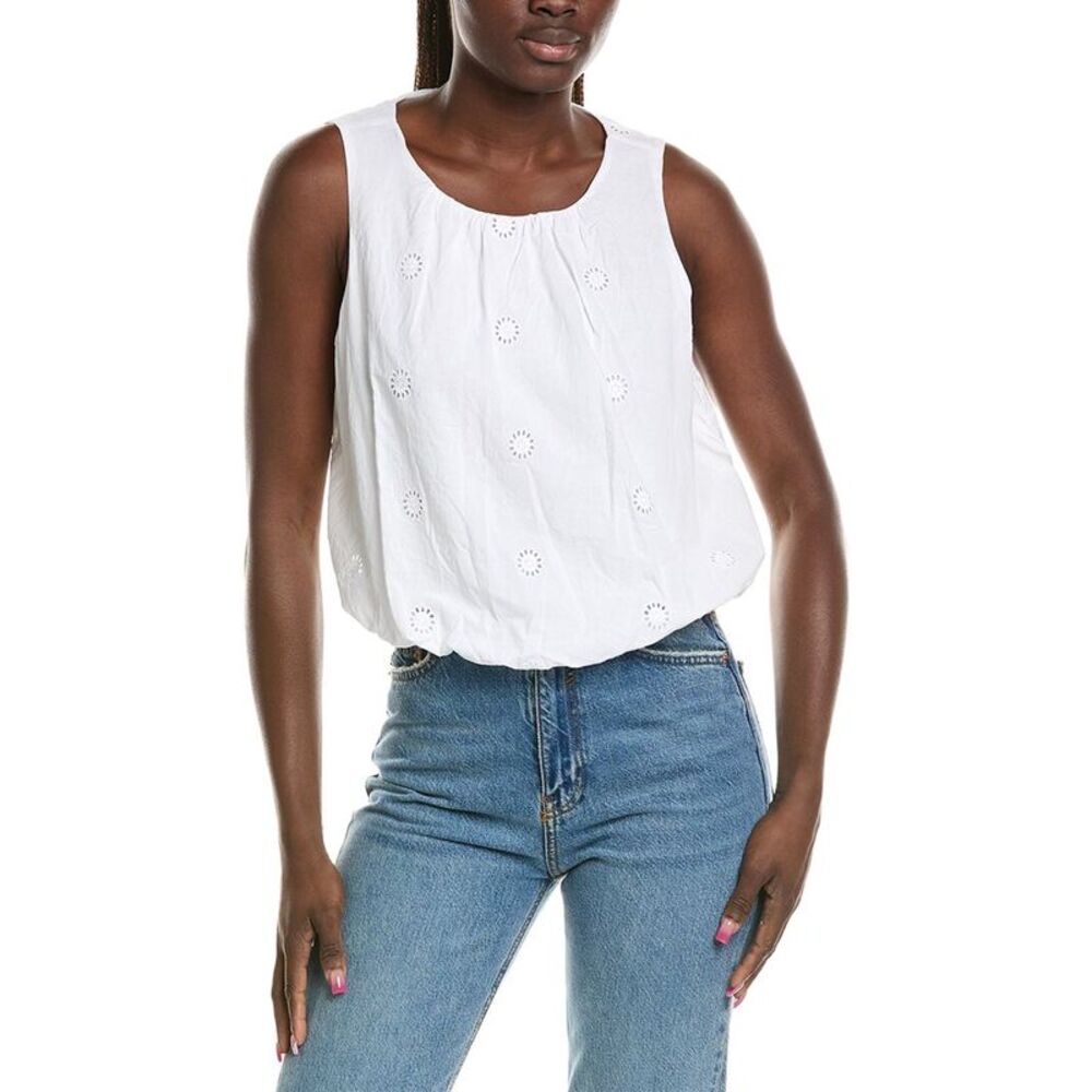 Michael Stars Womens  Hazel Bubble Top